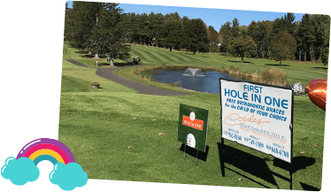Golf course community event