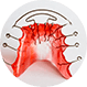 Red orthodontic retainer
