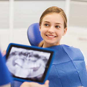 Digital x-rays on tablet computer