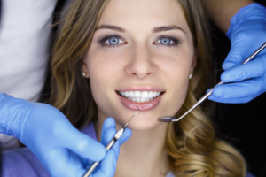 a patient attending their orthodontic appointment 